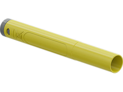 Male connector Ø4mm SAL-4N-39-TW YELLOW CATII 1000V/CATIII 600V 32A f/soldering max.2.5mm Ø3.9mm