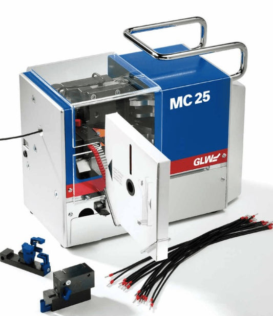 Crimping & stripping machine for terminal tubes 0.5-2.5mm