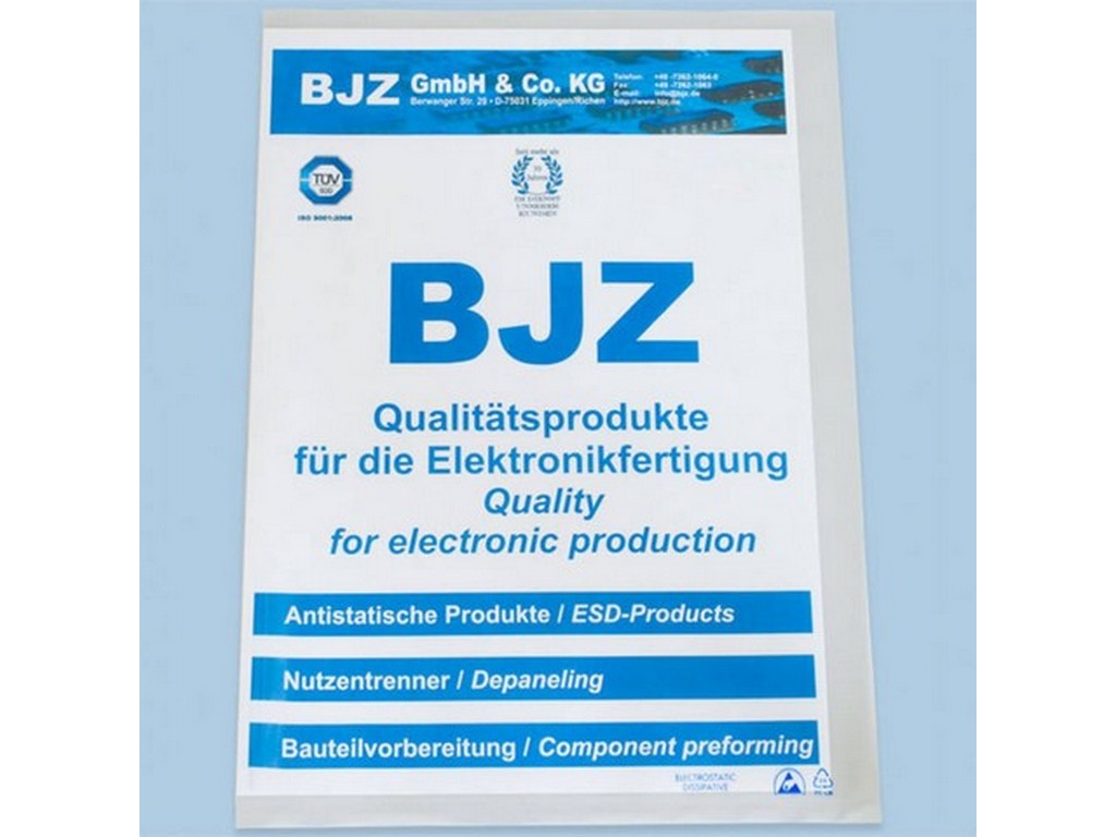 Plastic pockets A4 colorless open on 2 sides