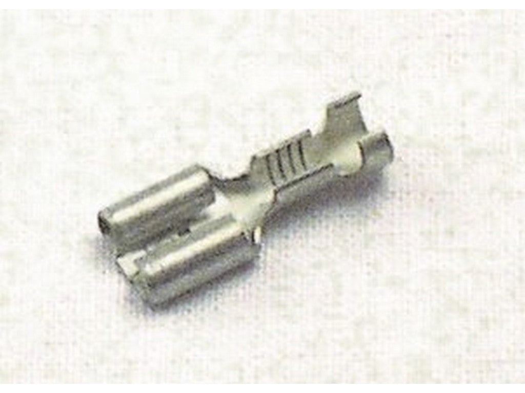 Female flat connector uninsulated 6.3x0.8-2.5mm tinned