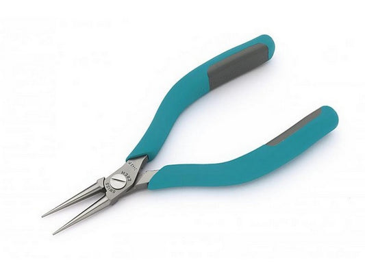 Pointed bar round smooth jaws