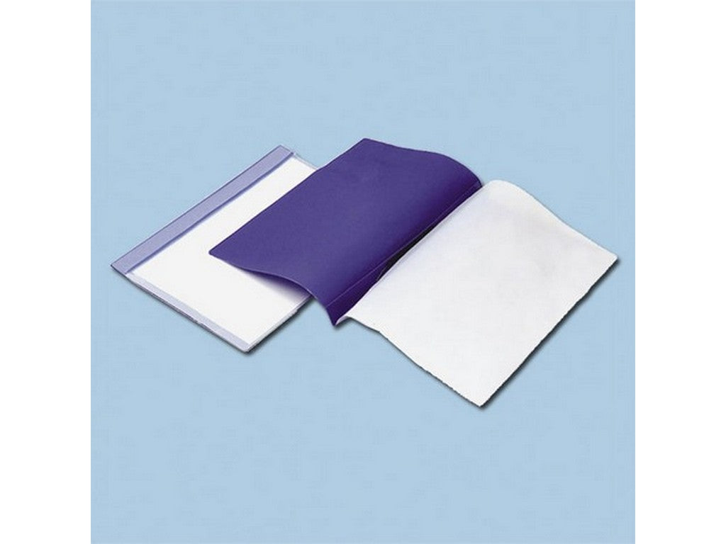 Offer folder DIN A4, blue transparent