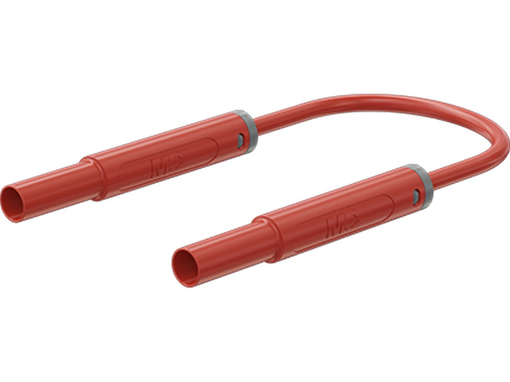 Prøveledning SIL SAK4N-S10 Ø4mm Rød 50cm 1000V CATIV 19A