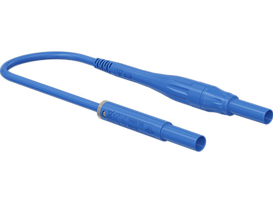 Test lead PVC SAK4N-F10-ILF f/fuse max 8A Ø4mm BLUE 100cm 1000V CATIV FUSE PURCHASED SEPARATELY