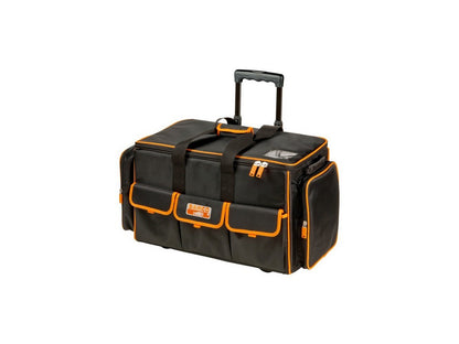 73 l fabric tool bag with wheels and telescopic handle