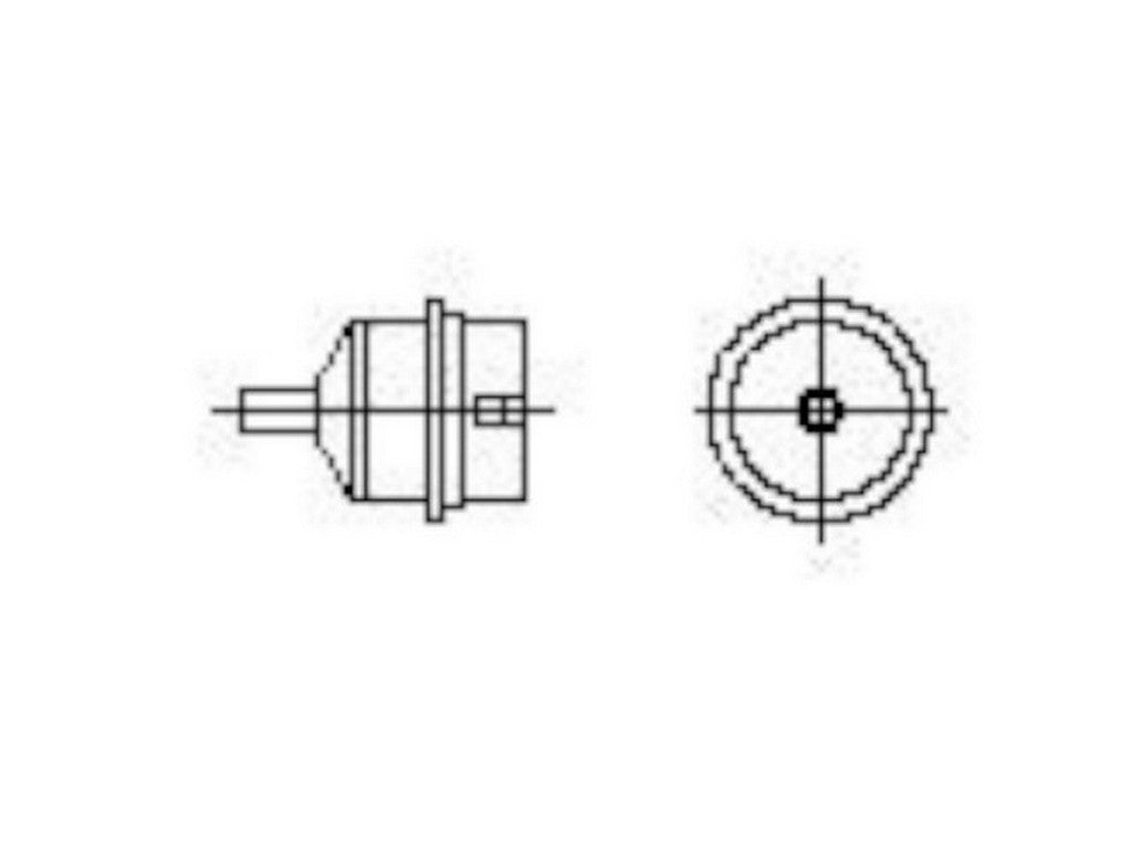 Varmluftdyse ø4mm NR05 uden vacum for WHA2000