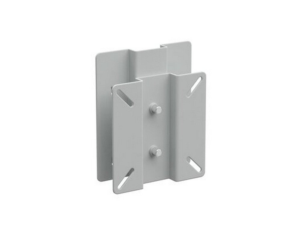 LCD monitor holder for perforated panel