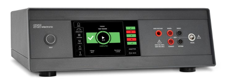 SPS Sikkerhedstester AC 100V- 5,5kV/0-20mA/DC 100-6kV/0-20mA med bøsninger 4mm