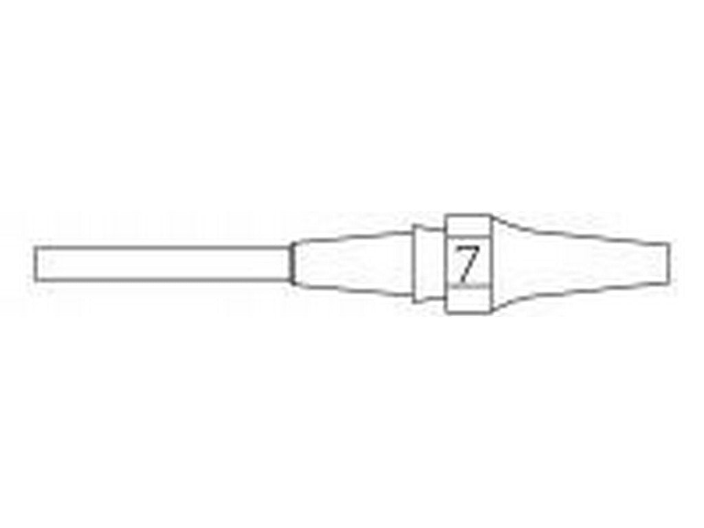 Soldering tip XDSL 7 ø1.2 x 2.7 mm L=16.5 mm