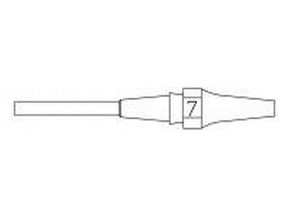 Soldering tip XDSL 7 ø1.2 x 2.7 mm L=16.5 mm