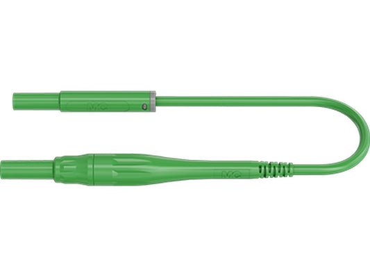 Test lead PVC SAK4N-F10-ILF f/fuse max 8A Ø4mm GREEN 100cm 1000V CATIV FUSE PURCHASED SEPARATELY