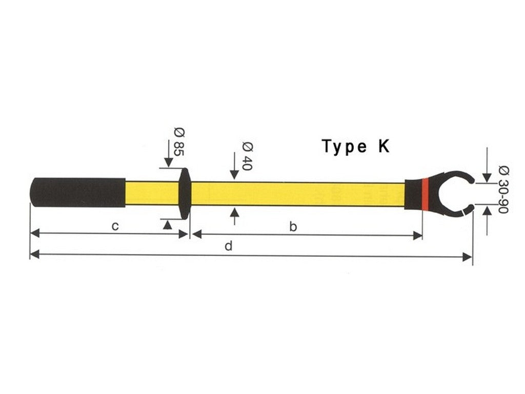Pliers for replacing high-voltage fuses
