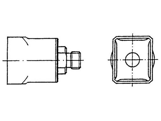 Varmluftdyse 12,5x15mm  Q08