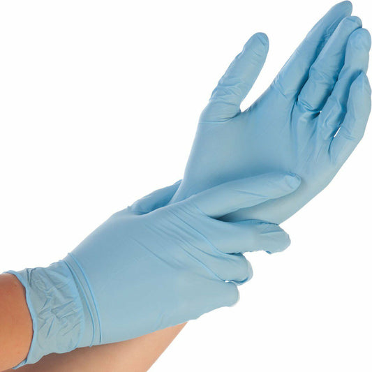 Disposable gloves, nitrile 100pcs XL - WITH powder