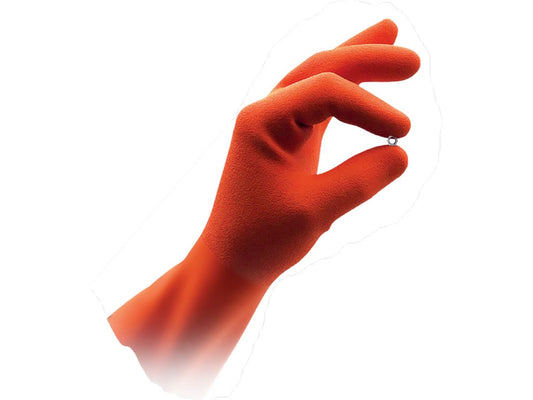 Orange L-AUS handske Touch-E 1000V Str.10-CL 0-36cm lang-0,8mm tyk LYSBUE SIKKER