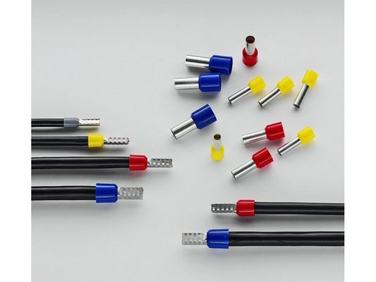 Terminal tube insulated BLUE 120mm-L27mm; bag w/25pcs.