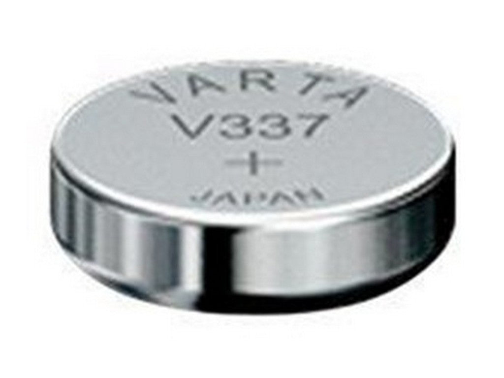 Varta battery V337 silver oxide 1.55V; 8.3mAh; Ø4.8mm x 1.6mm SR416