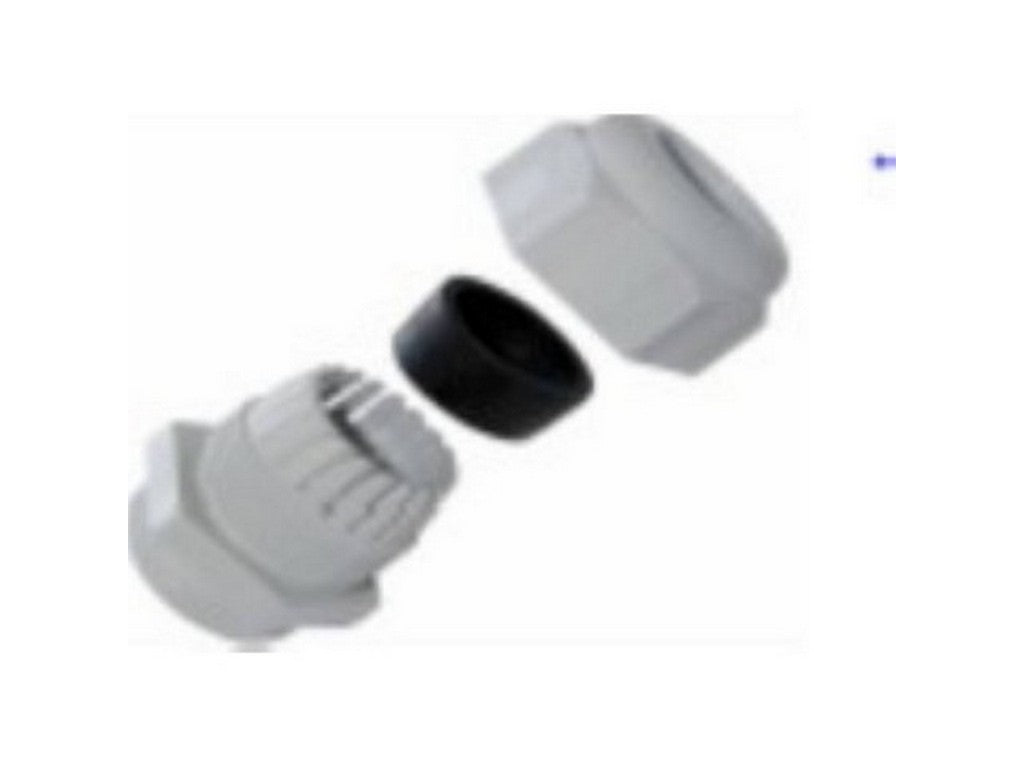 Cable gland polyamide grey PG9; Ø2.5-8mm