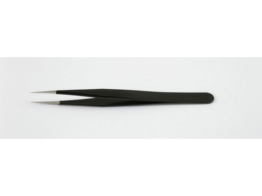 Pincet ESD Epoxy coated 110mm super fin spids