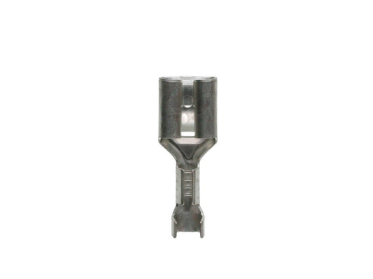 Fladstik hun m/låsetap uisoleret  6,3x0,8 fortinnet 1,5-2,5mm² DIN46340