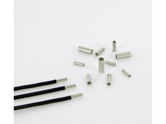 Terminalrør uisoleret 2,5mm²-L20mm; pose m/1000stk.