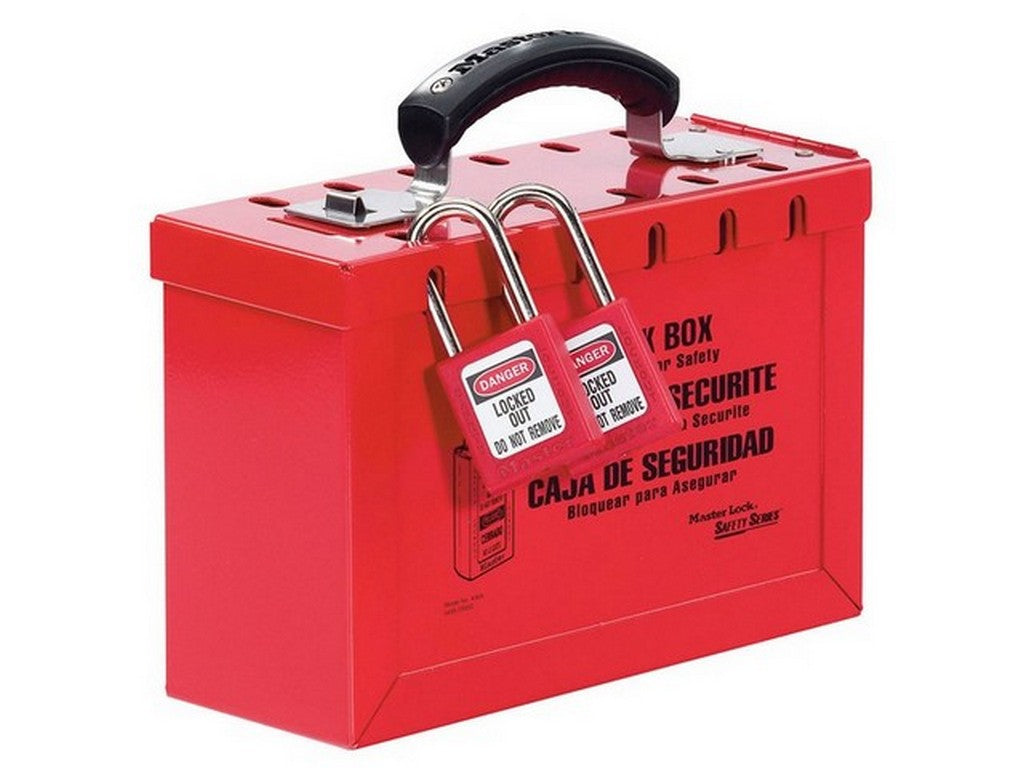 MasterLock LOCK-OUT boks i metal f/12 låse m.m.