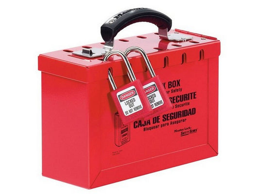 MasterLock LOCK-OUT box in metal f/12 locks etc
