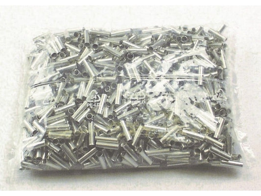 Terminalrør uisoleret 6mm²-L15mm; pose m/1000stk.