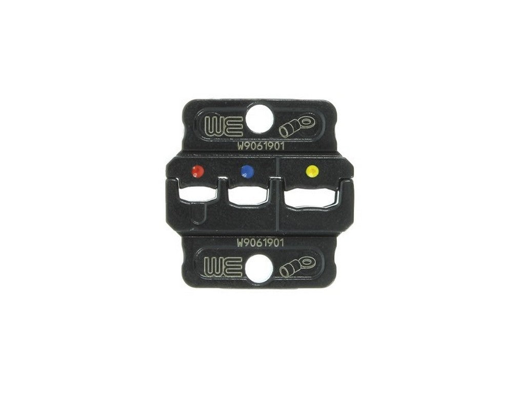 Crimping die f/w90619+P f/insulated cable lugs 0.5-6mm
