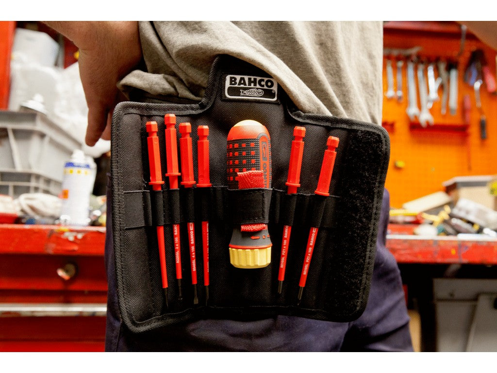 Ratchet screwdriver 1000V with interchangeable blades 6-piece