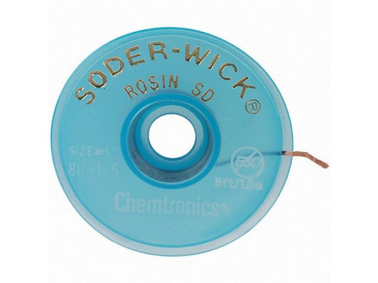 Suction wire R/RMA flux yellow 1.5mmx1.5m; f/Small Pads