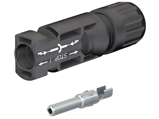 PV connector (+) MC4 PV-KST4/10II for cable Ø7-8.8mm (10mm) VDE: 1000V 45A