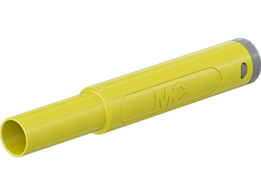 Han-stik Ø4mm SAM-4N-46 GUL CATII 1000V/CATIII 600V 32A max.2,5mm Ø4,6mm M/SKRUE