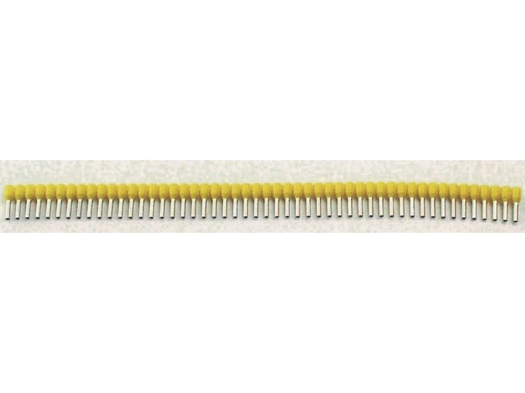 Terminalrør isoleret GUL bånd 1mm²-L8mm; rulle m/1000 stk.