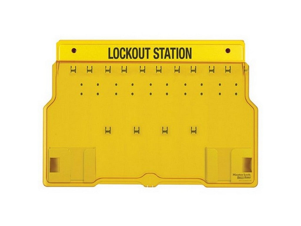 MasterLock LockOut station f/10 padlocks (order separately)