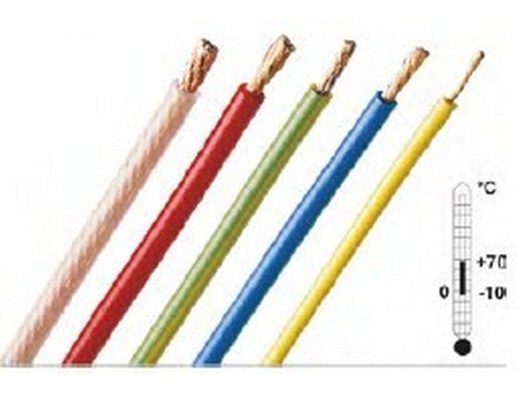 Ledning FLEXI-S 6,0mm2 rød 100m rulle