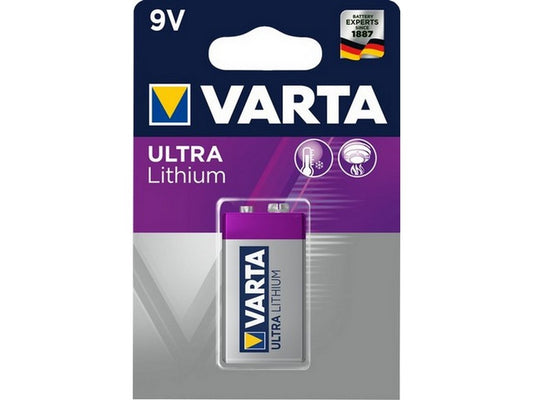 Varta battery lithium 9V 9V; 26.5x17.5x49.2mm