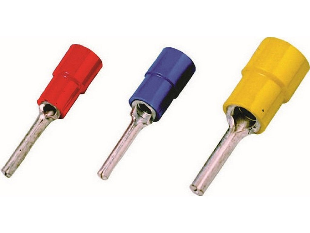 Kabelsko stift isoleret rød 0,5-1mm²-Ø1,9mm