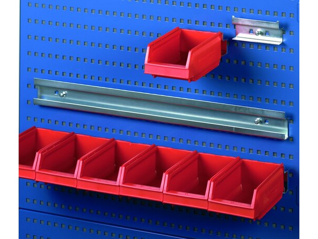 Suspension rail to perforated panel (R46)