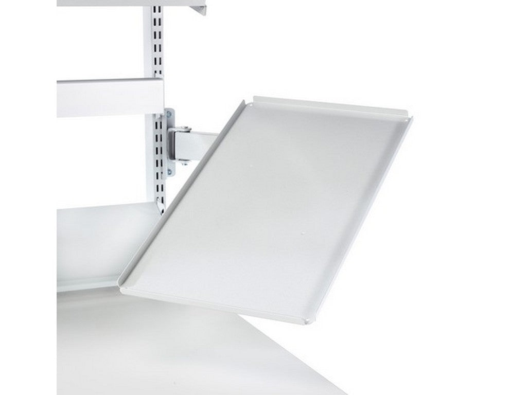 Justerbar hylde på Dobbelt arm.