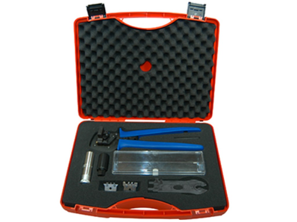 PV-Crimping pliers set PV-W4-SET for MC4 plugs & sockets