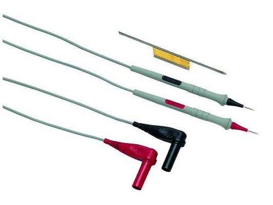 Electronic test probes with replacement tips