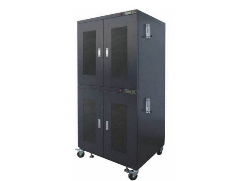 Tørreskab 1% RH incl RH meter Udv mål 1200x710x1910mm 4 rum