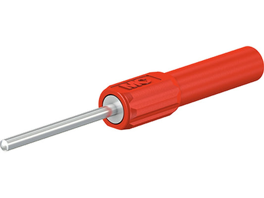 Adapter ZPS-20/25 rød CAT II 600V 19A pind Ø2x25mm