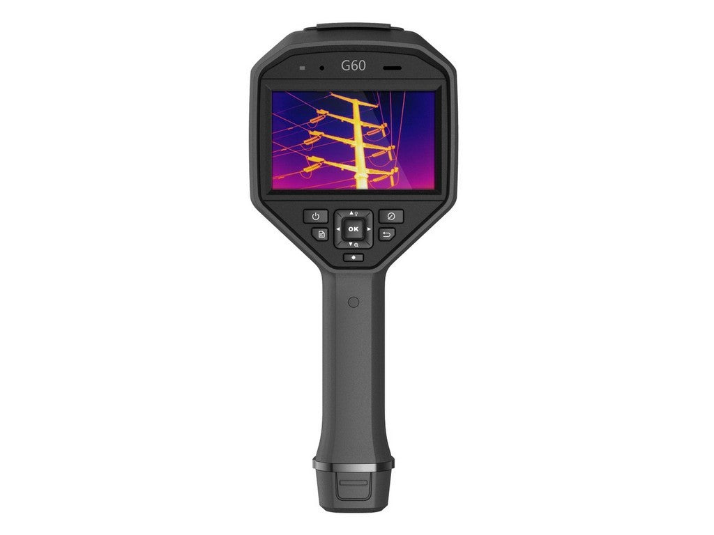 Thermografi kamera 640x480pixel viser ledninger med termisk billede, afbildet i farver