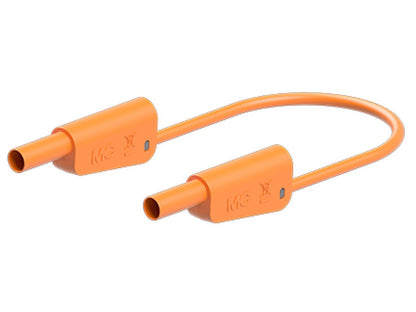 Test lead SLK-4N-F25 100cm ORANGE Silicone 4mm 1000V CATII/600V CATIII 32A