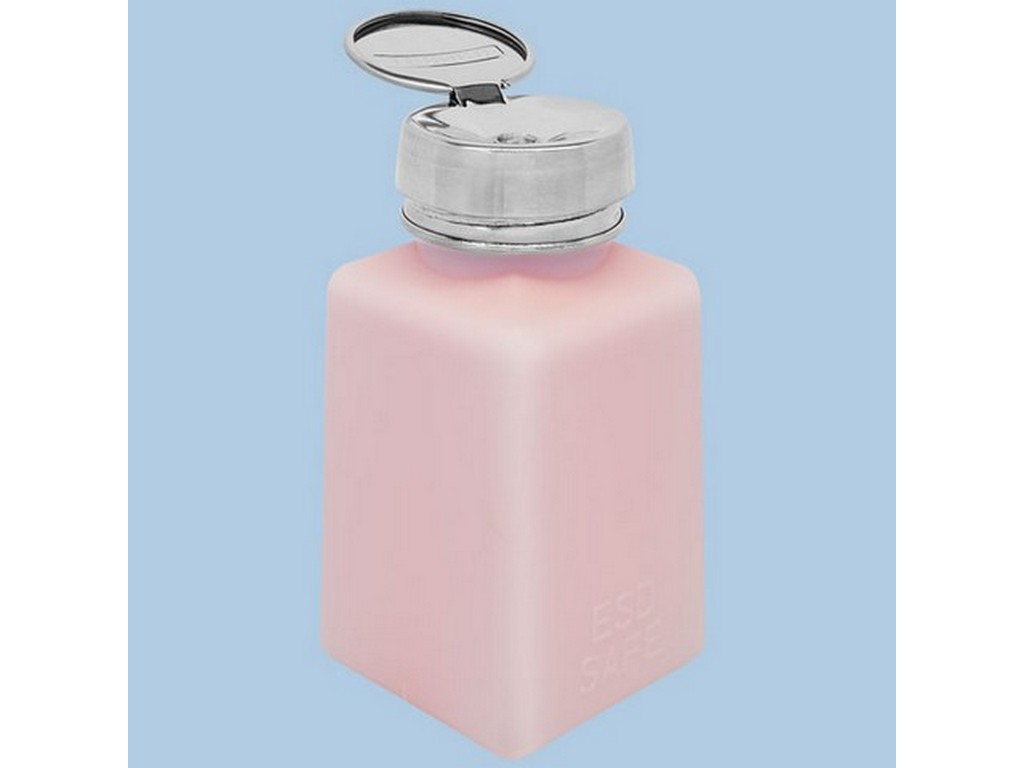 Solvent Dispenser 180 ML antistatisk PE rosa flaske