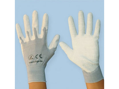 Handsker PU coated ESD str. XS