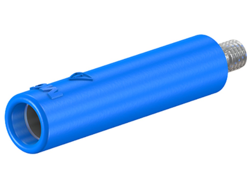 Adapter B4E-M4-I blå m/M4 gevind CAT II 1000V 32A
