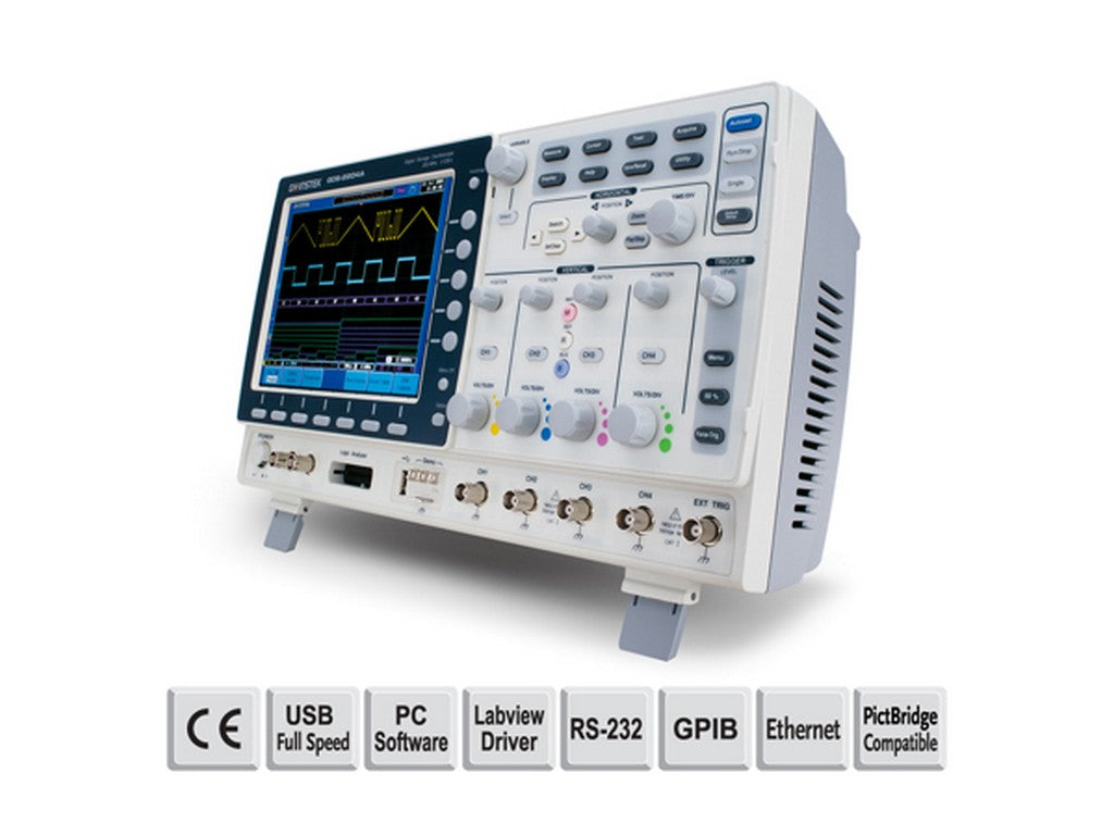 GW INSTEK 300 MHz, 4 channel Oscilloscope